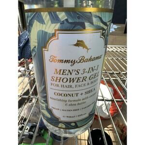 2-Pack Tommy Bahama Ocean Waves Mens 3-in-1 Coconut Oil Aloe Shea Butter